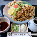 くるまや - スタミナうどん(冷)