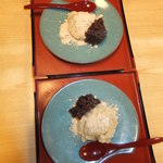 にしんそば本舗　八天庵 - 食べログのクーポンでそばがき　【　２０１２年８月　】　