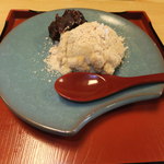 にしんそば本舗　八天庵 - 食べログのクーポンで　そばがき【　２０１２年８月　】　