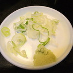 にしんそば本舗　八天庵 - 薬味　【　２０１２年８月　】　