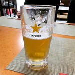 磯料理 光力 - 生ビール