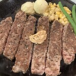 ペッパーランチ - 肉塊ハンバーグ