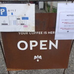 カリオモンズコーヒーロースター - 看板