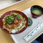 壇之浦パーキングエリアレストラン - ボリューム満点！ソースかつ丼 820円