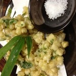 Robatayaki Asai - トウモロコシのかき揚げ　本当に最高！