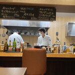 kitchen俊貴 - カウンターの様子です