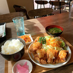 バラティエ - からあげ定食５８０円 ＋１２０円