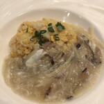 雪園 - フカヒレのあんかけチャーハン