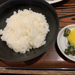 Hinadori Kaneko - ご飯、お新香