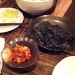 もつしげ - 韓国海苔とチャンジャ