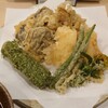Tempura Izakaya Kinobi - 野菜天盛合せ、鶏天、ちくわ天