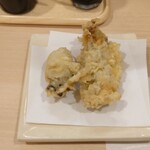 Tempura Izakaya Kinobi - 牡蠣の天ぷら
