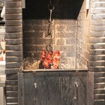 蓮心 - チャーシューを焼いていた釜