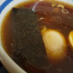 Oushuu Taishouken Chiba - つけ汁  チャーシュー、メンマ沈んでる！