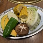 焼肉ハウス香洛園 - 野菜盛合せ【2021.2】