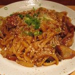 ホルいち - ピリ辛　ホルモン焼うどん￥600