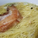 塩そば専門店 桑ばら - ユメさんのバターカレーと塩かけそばの定食