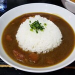 塩そば専門店 桑ばら - ユメさんのバターカレーと塩かけそばの定食