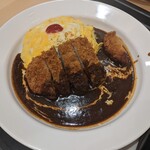 Maikari Shokudou - ロースオムレツカレー（少なめ・710円）