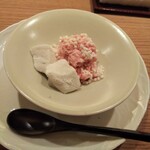 虎白 - 蓮根餅  苺アイス