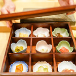 Sushi Oumi - 前菜9種盛り合わせ