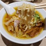 手打 親鶏中華そば 綾川 - 親鳥中華そば(820円)＋大盛り(150円)