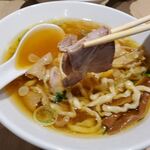 手打 親鶏中華そば 綾川 - 親鳥中華そば(820円)＋大盛り(150円)