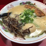 らーめん処 まるは - 味玉豚骨ラーメン（650円）