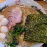 らーめん いろは - 家系ラーメン￥730＋うずらたまご￥80