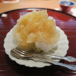 青華こばやし - 晩白柚　かき氷