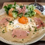 カフェテラス四季 - 生ハムのガレット