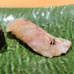 寿司栄 華やぎ - ノドグロ炙り。