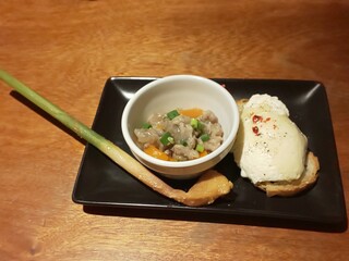 CHICKEN PLACE - 生姜味噌漬け、鶏スジ煮込み、ハニーペースト