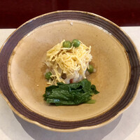 ふく吉 - 先付　卯の花　のし梅
