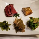 手白澤温泉ヒュッテ - 前菜 アップ