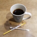 手白澤温泉ヒュッテ - 食後のコーヒー
