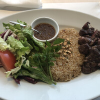 37 Steakhouse & Bar - 21日熟成ブラックアンガスステーキのガーリックライス@3,080円