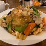 南海飯店 - かたい焼ソバ