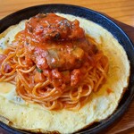 珈らく - 料理写真:鉄板焼ナポリタン