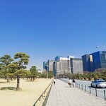 フランス料理 エステール by アラン・デュカス - いい天気♪パレスホテルが見えて来ました