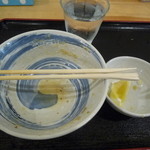 本格さぬきうどん　穂乃香 - 完食後！