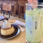 カートスタンド ポン - アイス宇治抹茶ラテ￥500