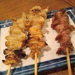 Yakitori Dainingu Itadaki Kokkochan - 皮、砂肝