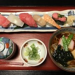 とみや - '21/02/21 トロにぎりセット（外税1,250円）