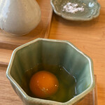 Sobakiri Ishigaki - 釜揚げそばに全卵、好き好きですね♪相方はこれが良いと申しておりました。