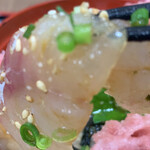 丼の店 おいかわ - 新鮮な真鱈のヅケ