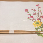 うを徳 - テーブルマット（梅の花と菜の花）