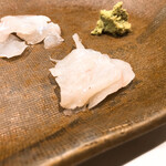 うを徳 - ふぐの刺身（てっさ）