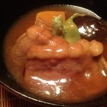 料亭 金城樓 - 強肴は鴨の治部煮（夕食）