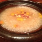 料亭 金城樓 - 食事は加賀野菜の雑炊（夕食）